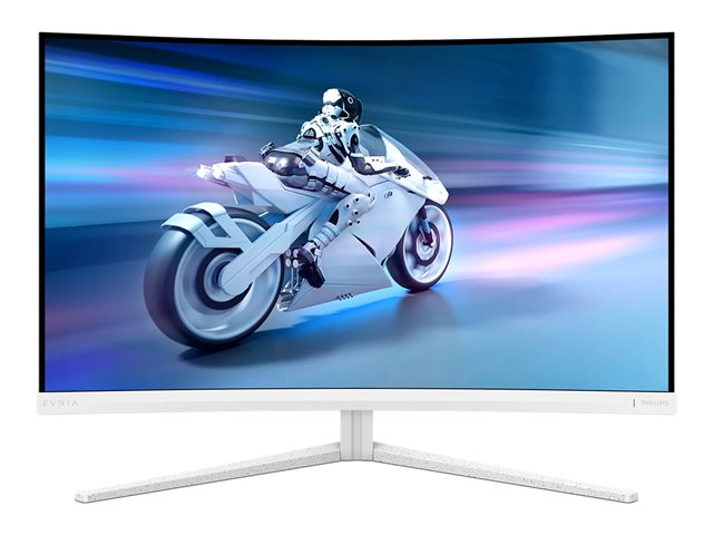 Philips Evnia 5000 32M2C5501 - LED monitor - gaming - curved - 32\" (31.5\" viewable) - 2560 x 1440 QHD @ 180 Hz - Fast VA - 3500:1 - HDR10 - 0.5 ms - 2xHDMI, DisplayPort - white
