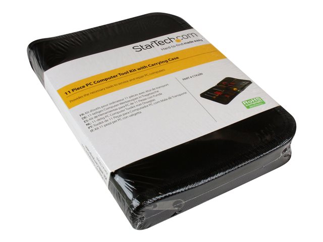 StarTech.com 11 Piece Computer Tool Kit - PC Repair Tool Kit with Zippered Vinyl Carrying Case (CTK200) - Tool kit - for P/N: ARMTBLTDT, ARMTBLTIW, ARMTBLTUGN, SECTBLTPOS, STNDTBLT1A5T, STNDTBLT1FS