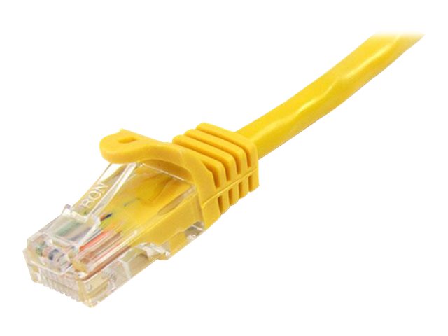 StarTech.com 5m Yellow Cat5e / Cat 5 Snagless Ethernet Patch Cable 5 m - Network cable - RJ-45 (M) to RJ-45 (M) - 5 m - UTP - CAT 5e - snagless, stranded - yellow