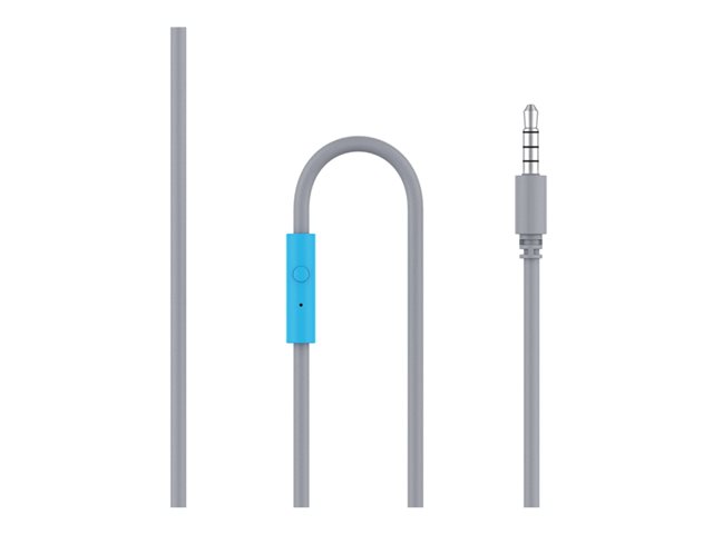 Belkin SoundForm Mini - Headphones with mic - on-ear - wired - 3.5 mm jack - blue