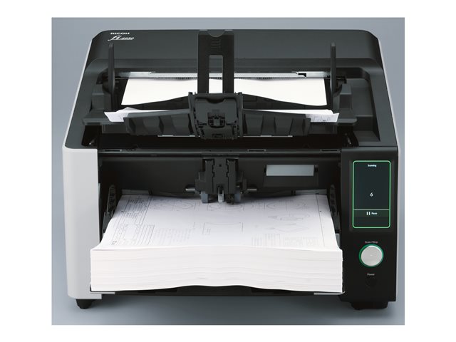 Ricoh fi-8950 - Document scanner - Dual CIS - Duplex - 305 x 431.8 mm - 600 dpi x 600 dpi - up to 150 ppm (mono) / up to 150 ppm (colour) - ADF (750 sheets) - up to 130000 scans per day - Gigabit LAN, USB 3.2 Gen 1