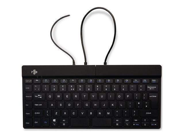 Split Break Keyboard UK black