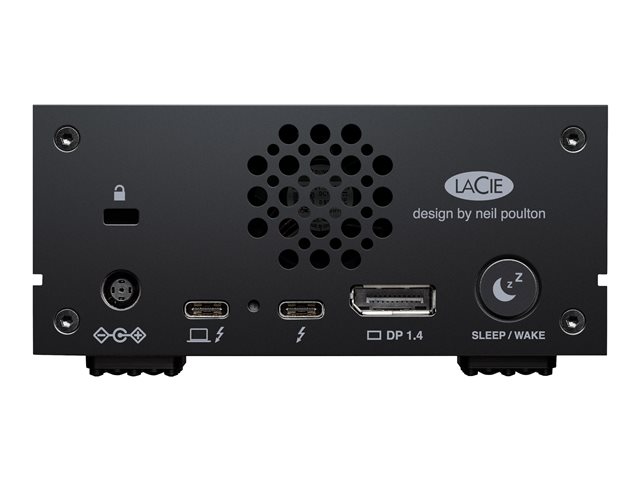 LaCie 1big Dock STHS16000800 - Hard drive array - 16 TB - 1 bays (SATA-600) - HDD 16 TB x 1 - Thunderbolt 3, USB 3.1 (external) - with 5 years Rescue Data Recovery Service Plan