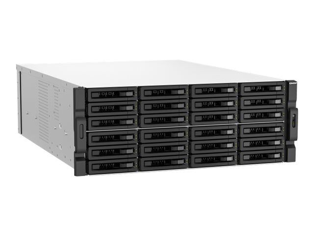 QNAP TS-H3087XU-RP - NAS server - 30 bays - rack-mountable - SATA 6Gb/s - RAID RAID 0, 1, 5, 6, 10, 50, 60, JBOD - RAM 64 GB - 2.5 Gigabit Ethernet / 10 Gigabit Ethernet - iSCSI support - 4U