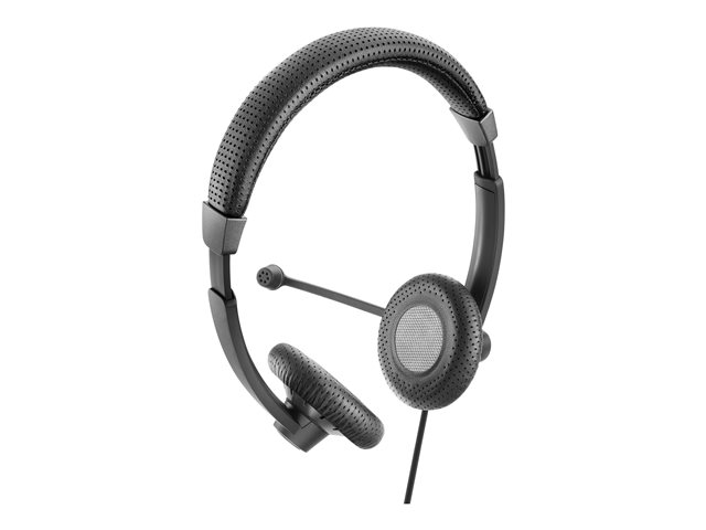 EPOS SC 75 USB MS - Headset - on-ear - wired - 3.5 mm jack, USB - black