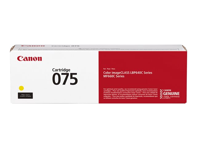 Canon 075 - Yellow - original - box - toner cartridge