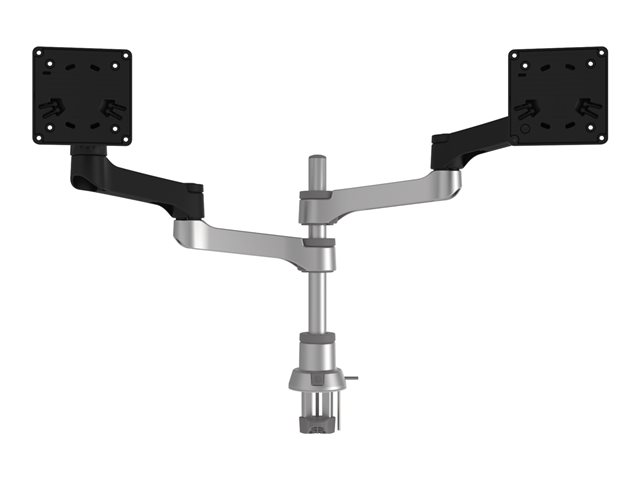 Zepher 4 Twin Monitor Arm  adjustable  silver