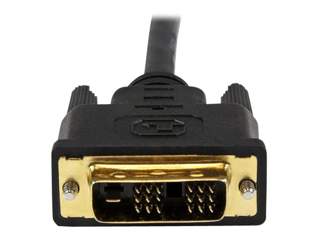 StarTech.com 1.5m HDMI to DVID Cable M/M - Adapter cable - DVI-D male to HDMI male - 1.5 m - shielded - black