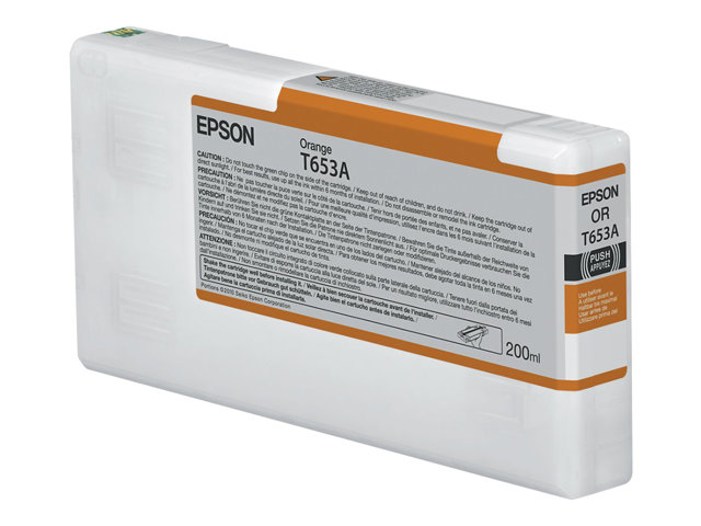Epson - 200 ml - orange - original - ink cartridge - for Stylus Pro 4900, Pro 4900 Designer Edition, Pro 4900 Spectro_M1