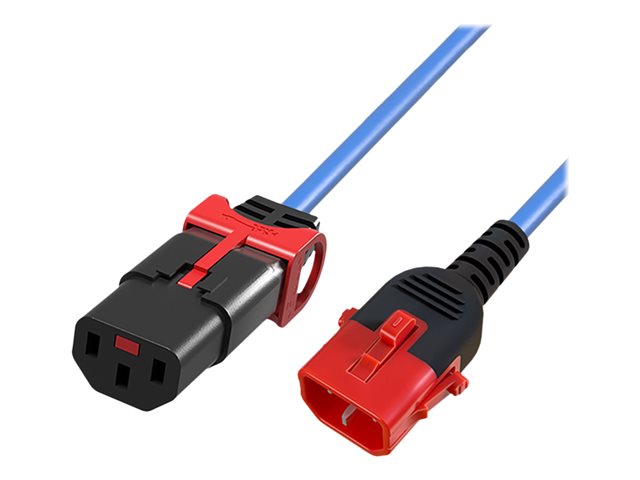 POWERCORD C13SL+-C14L BL 2.00M. 1 stk
