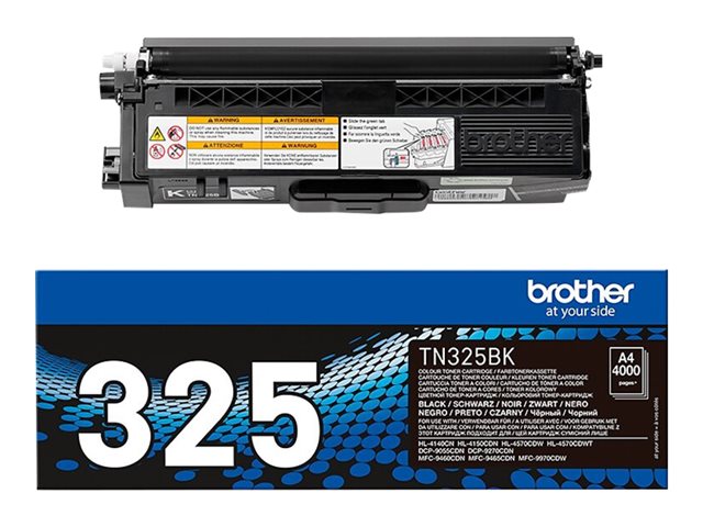 Brother TN325BK - High Yield - black - original - toner cartridge - for Brother DCP-9055, DCP-9270, HL-4140, HL-4150, HL-4570, MFC-9460, MFC-9465, MFC-9970