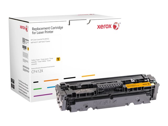 Xerox - Yellow - compatible - toner cartridge (alternative for: HP CF410X) - for HP Color LaserJet Pro M452, MFP M377, MFP M477