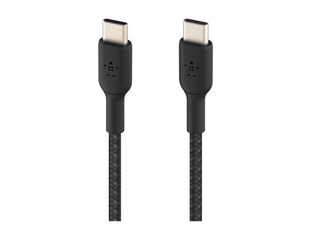 Belkin BoostCharge - USB cable - 24 pin USB-C (M) to 24 pin USB-C (M) - 1 m - black
