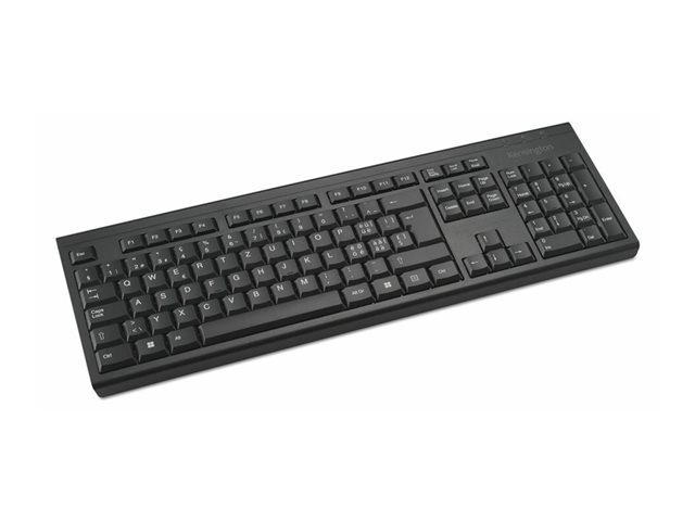 Kensington KB150 EQ - Keyboard - full size - wireless - 2.4 GHz - QWERTZ - Swiss - retail - FSC cardboard