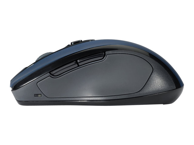 Kensington Pro Fit Mid-Size - Mouse - right-handed - optical - wireless - 2.4 GHz - USB wireless receiver - sapphire blue