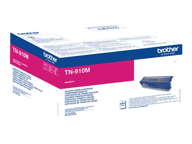 Brother TN910M - Ultra Jumbo - magenta - original - toner cartridge - for Brother HL-L9300, HL-L9310, MFC-L9570