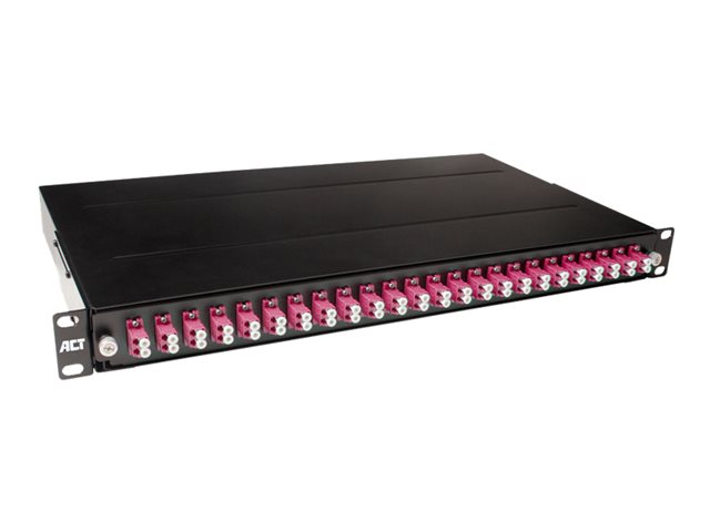 FIBER PANEL 24XDUPLEX LC OM4. 1 stk