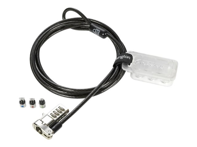 Kensington Universal 3-in-1 Keyed Laptop Lock - Standard Keyed - Security cable lock - 1.8 m