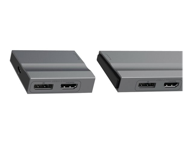HyperDrive - Docking station - USB-C x 2 - 3 x HDMI, 3 x DP - 1GbE