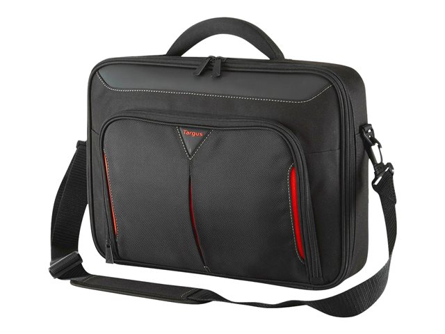 Targus Classic Clamshell - Notebook carrying case - 14\" - black, red