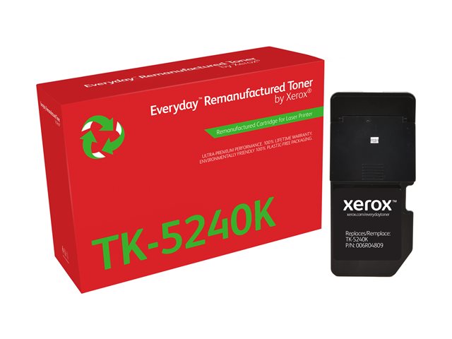 Everyday - Black - compatible - box - remanufactured - toner cartridge (alternative for: Kyocera TK-5240K) - Green World Alliance return programme