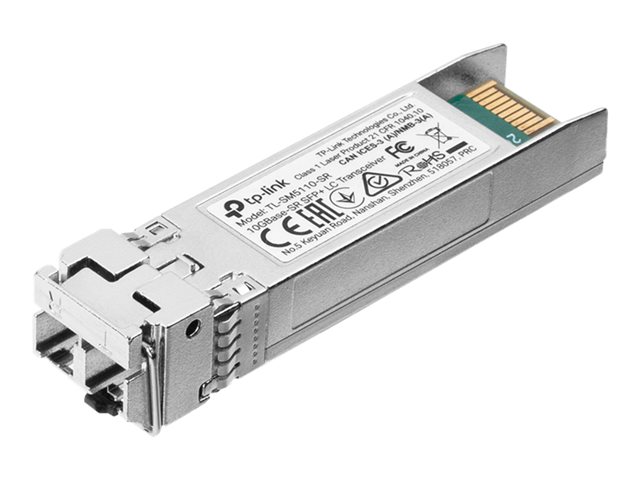 TP-Link TL-SM5110-SR - SFP+ transceiver module - 10GbE - 10GBase-SR - LC/UPC multi-mode - up to 300 m - 850 nm - for JetStream TL-SG3428X, TL-SG3452XP V1