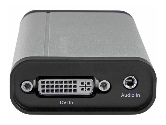 StarTech.com DVI Video Capture Card - 1080p 60fps Game Capture Card - Aluminum - Game Capture Card - HD PVR - USB Video Capture (USB32DVCAPRO) - Video converter - DVI - DVI - aluminium