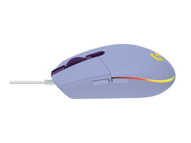 Logitech Gaming Mouse G203 LIGHTSYNC - Mouse - optical - 6 buttons - wired - USB - lilac - for Komplett Epic Gaming PC a125