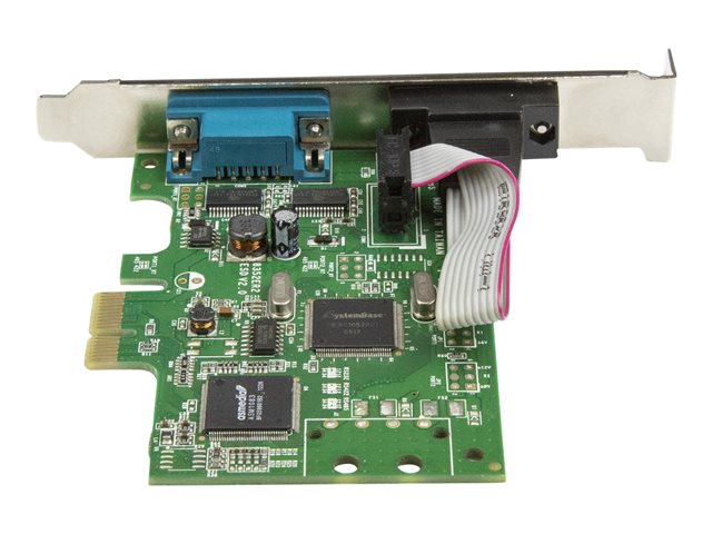 StarTech.com 2-Port PCI Express Serial Card with 16C1050 UART - RS232 Low Profile Serial Card - PCI Serial Card (PEX2S1050) - Serial adapter - PCIe low profile - RS-232 x 2