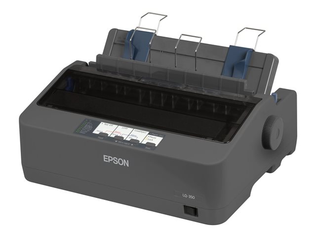 Epson LQ 350 - Printer - B/W - dot-matrix - 24 pin - up to 347 char/sec - parallel, USB 2.0, serial