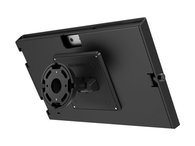 Compulocks Surface GO 1-4 Gen Apex Enclosure Tilting Wall Mount - Mounting kit (enclosure) - exposed front/back camera and sensors, tilting - for tablet - lockable - black - wall-mountable