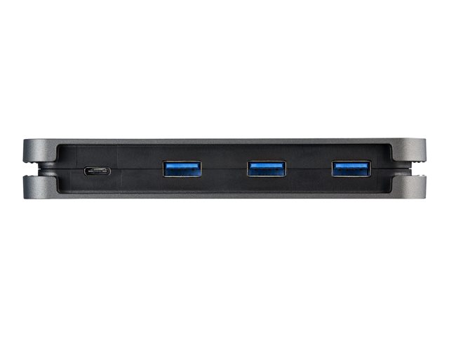 StarTech.com 4 Port USB C Hub - 3x USB-A/1xUSB-C - 5Gbps USB 3.0 Type-C Hub (3.2 Gen 1) - Bus Powered - 11.2\" Cable w/ Cable Management (HB30CM3A1CB) - Hub - 3 x USB 3.2 Gen 1 + 1 x USB-C 3.2 Gen 1 - desktop
