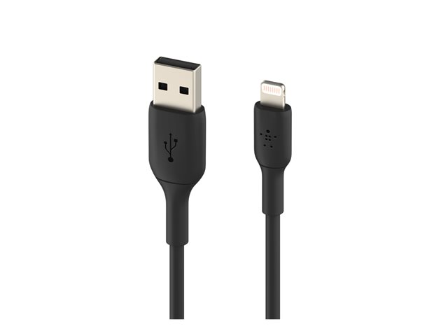 Belkin BoostCharge - Lightning cable - Lightning male to USB male - 1 m - black