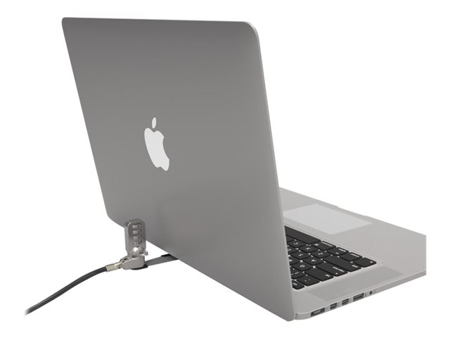 Compulocks Blade Universal Lock Slot Adapter with Combination lock - System security kit - silver