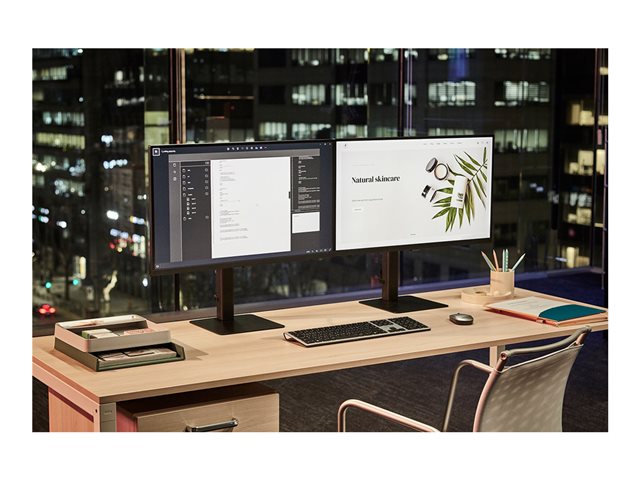 Samsung ViewFinity S6 S24D600UAU - S60UD Series - LED monitor - USB - 24\" - 2560 x 1440 QHD @ 100 Hz - IPS - 350 cd/m² - 1000:1 - HDR10 - 5 ms - HDMI, DisplayPort - black
