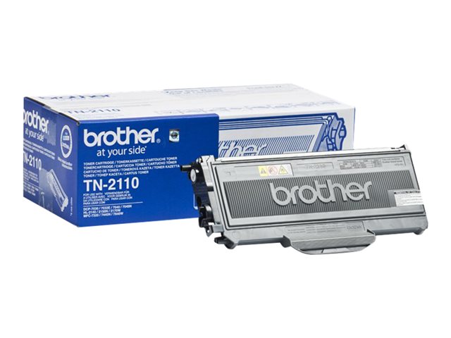 Brother TN2110 - Black - original - toner cartridge - for Brother DCP-7030, 7040, 7045, HL-2140, 2150, 2170, MFC-7320, 7440, 7840, Justio DCP-7040