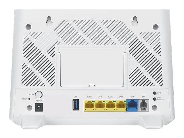 Zyxel VMG3625-T50B - Wireless router - DSL modem 4-port switch - 1GbE - Wi-Fi 5 - Dual Band