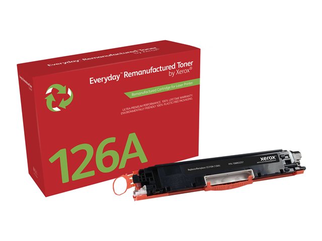 Xerox - Black - compatible - toner cartridge (alternative for: HP CE310A) - for HP Color LaserJet Pro CP1025, LaserJet Pro MFP M175, TopShot LaserJet Pro M275
