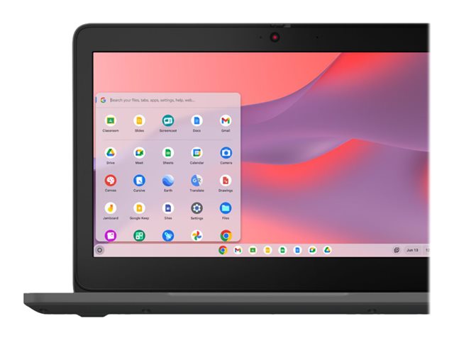 Lenovo 100e Chromebook Gen 4 83G8 - Intel N-series - N100 / up to 3.4 GHz - Chrome OS - UHD Graphics - 4 GB RAM - 32 GB eMMC - 11.6\" IPS touchscreen 1366 x 768 (HD) - Wi-Fi 6 - graphite grey