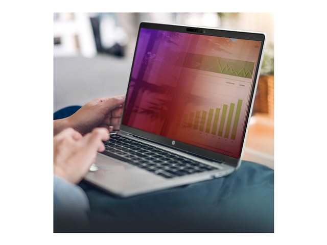 StarTech.com 15.6-inch 16:9 Gold Laptop Privacy Screen, Reversible Filter w/Enhanced Privacy, Computer Security Filter, Removable Screen Protector/Shield, +/- 30 Deg. - Notebook privacy filter (horizontal) - removable - plug-in/adhesive - 15.6\" - gold, black