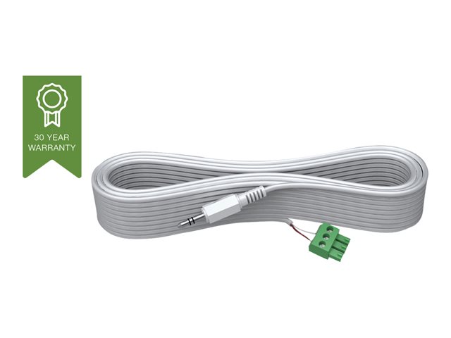 5 m Modular AV faceplate cable - installation-grade audio cable - phoenix (m) to stereo mini jack (m) - white