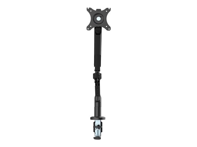 VISION Premium Monitor Desk Arm Mount - LIFETIME WARRANTY - fits display 10-34" with VESA sizes 75 x 75 or 100 x 100 - double-articulated - quick clamp or grommet - rotate to portrait - gas strut - maximum reach 622 mm / 24" - SWL 9 kg / 20 lb - matt
