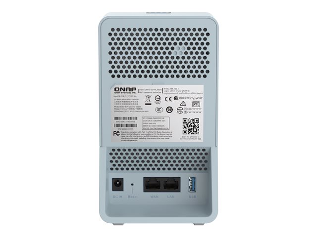 QNAP QMiro-201W - Wireless router 1GbE - Wi-Fi 5 - Dual Band