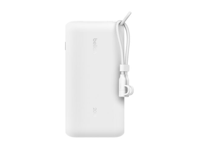 20k PD20W Power Bank with Display, White