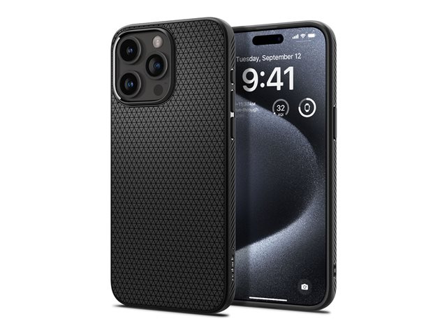 Spigen iPhone 15 Pro Liquid Air Matte Black