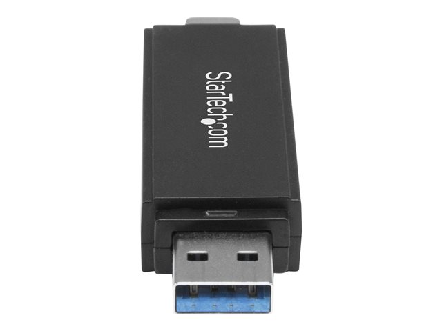 StarTech.com USB Memory Card Reader - USB 3.0 SD Card Reader - Compact - 5Gbps - USB Card Reader - MicroSD USB Adapter (SDMSDRWU3AC) - Card reader (MMC, SD, microSD, SDHC, microSDHC, SDXC, microSDXC) - USB 3.0/USB-C