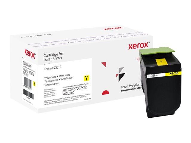 Everyday - Extra High Capacity - yellow - compatible - toner cartridge (alternative for: Lexmark 70C0X40, Lexmark 70C2XY0, Lexmark 70C2XYE) - for Lexmark CS510de, CS510dte