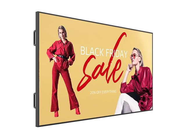 LG 110UM5K-B - 110\" Diagonal Class UM5K Series LED-backlit LCD display - digital signage with Integrated Pro:Idiom - webOS - 4K UHD (2160p) 3840 x 2160 - Direct LED - black
