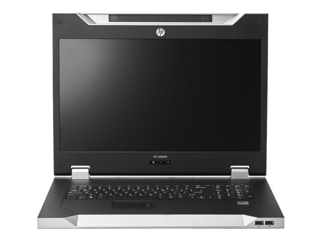 HPE LCD8500 - KVM console - USB - 18.51\" - rack-mountable - 1600 x 1200 @ 60 Hz - 187 cd/m² - 700:1 - 16 ms - silver - 1U - for 11000 G2 Series, ProLiant DL20 Gen9, DL580 Gen9, MicroServer Gen8, ML110 Gen9, ML350p Gen8