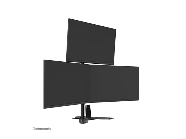 Neomounts NERO Triple monitor stand 10-32i